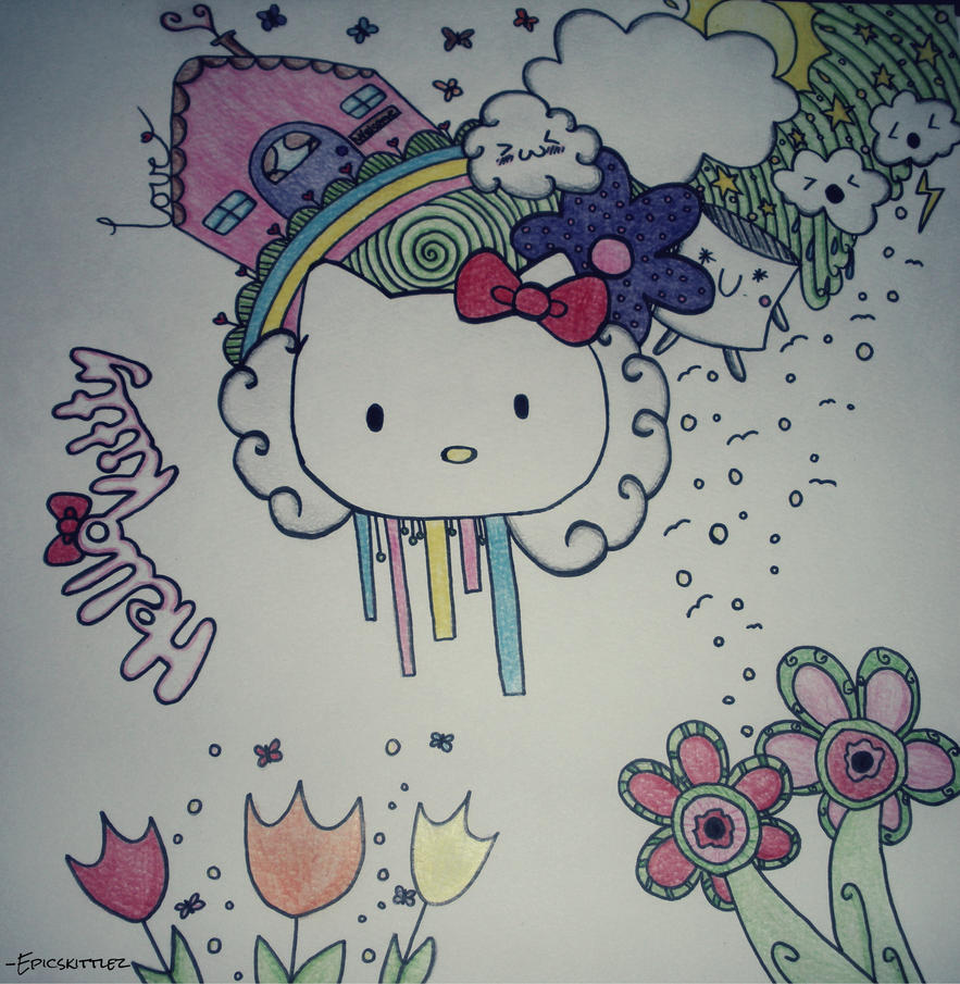 Hello Kitty Doodle By Epicskittlez On DeviantArt