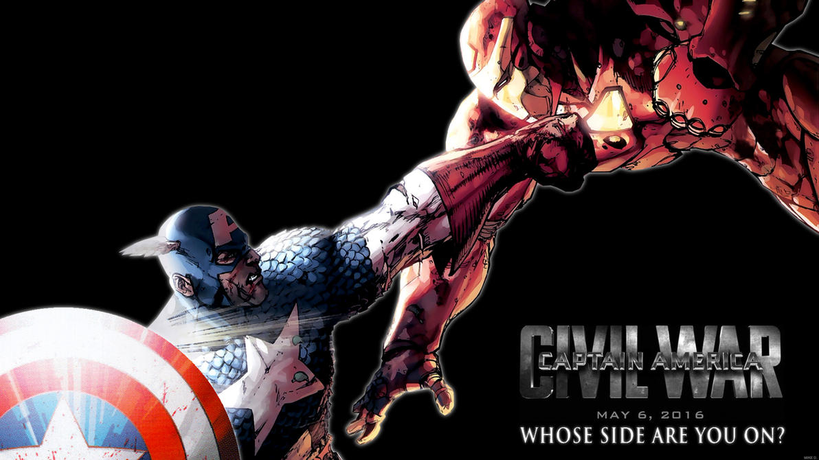 Captain America Vs Iron Man Civil War By Xionice On DeviantArt