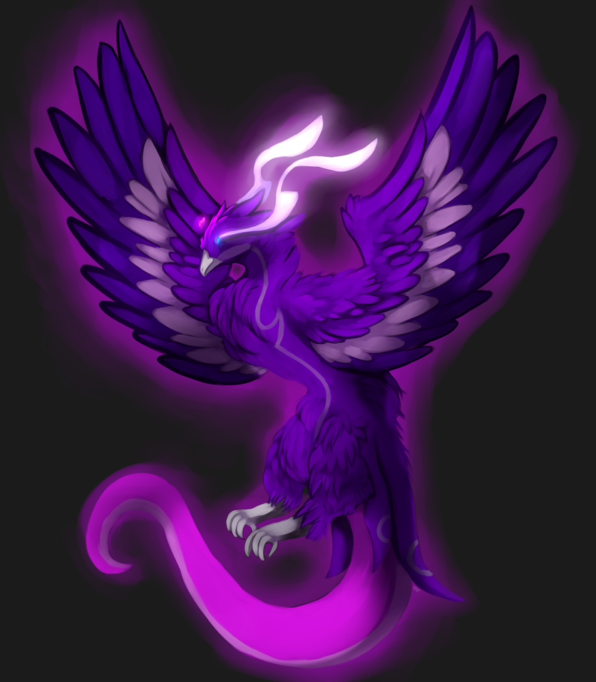 Art Trade - Purple Phoenix by FanDragonBrigitha on DeviantArt