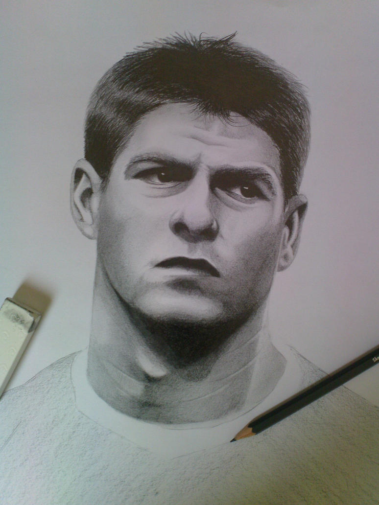 Gerrard Pencil Drawing A3 by Craig-Stannard on DeviantArt