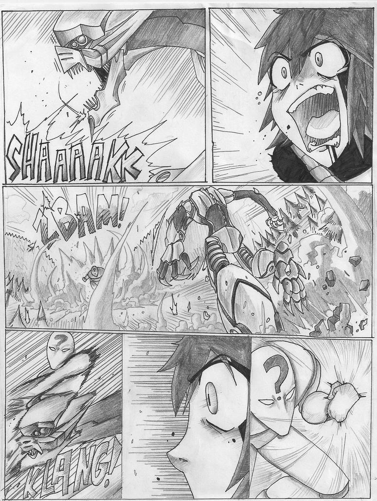 'Shogun 99' Test comic- Motoko fight scene by SnailShoes on DeviantArt