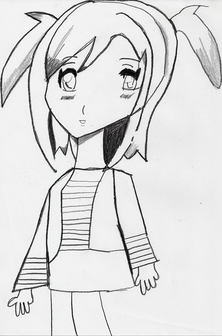Download My Anime Drawing 2 No Color by maidenswing on DeviantArt