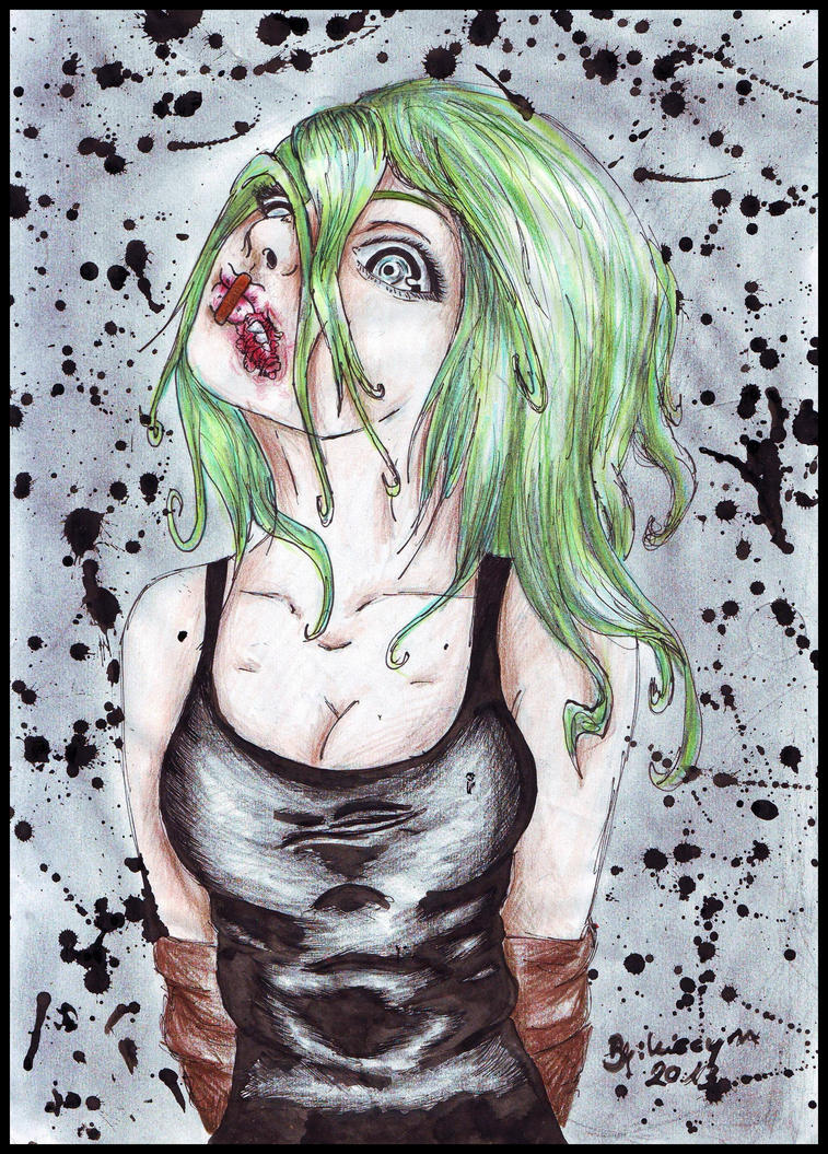 Zombie Girl By Kiccyke On Deviantart