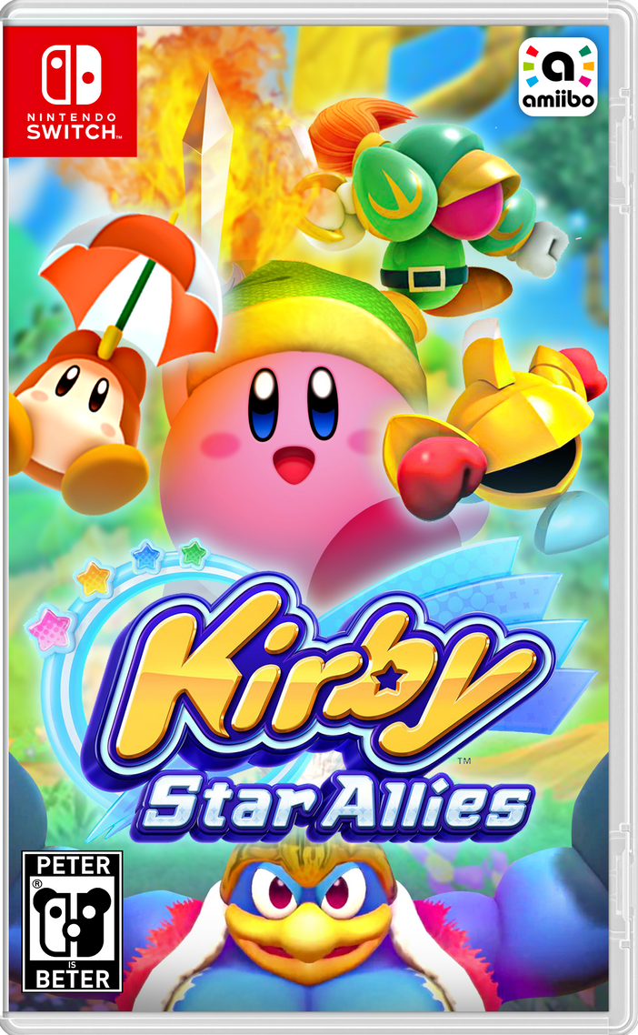 Kirby Star Allies Nintendo Switch Cover By Peterisbeter On Deviantart