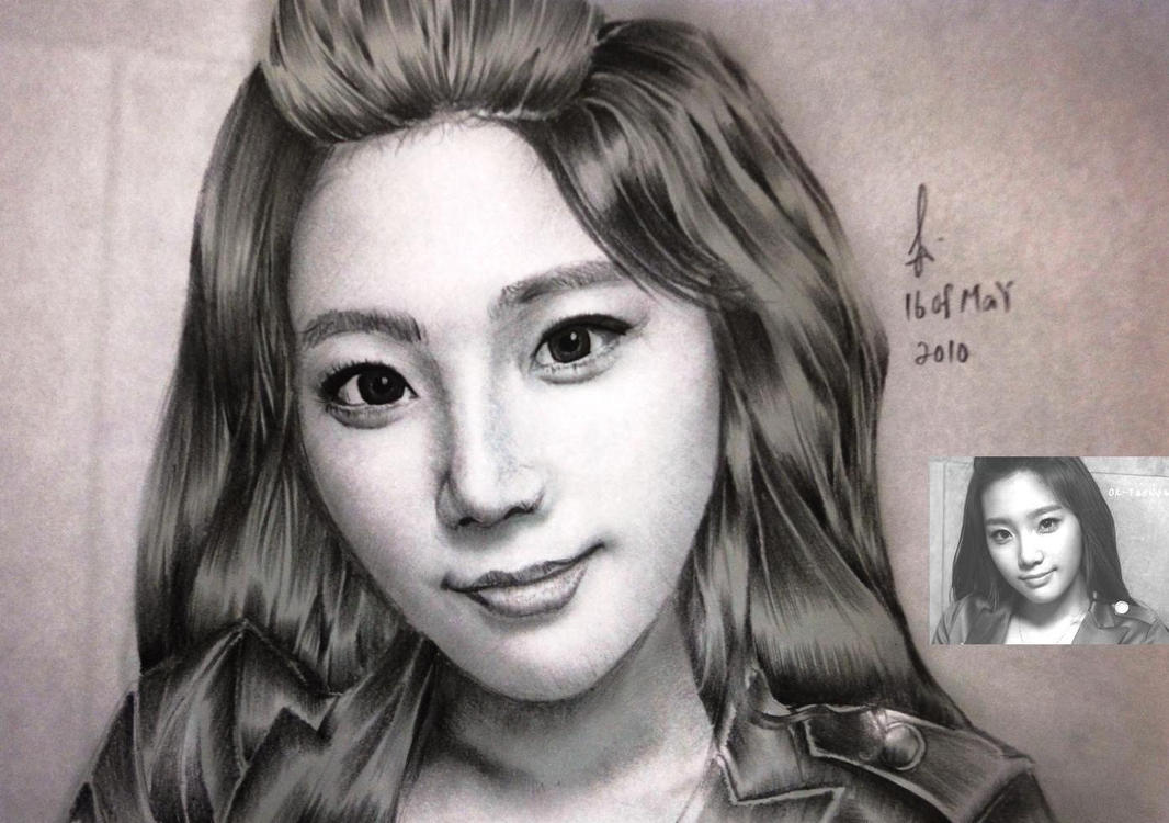 Taeyeon Sketch By Thesadsteven On DeviantArt