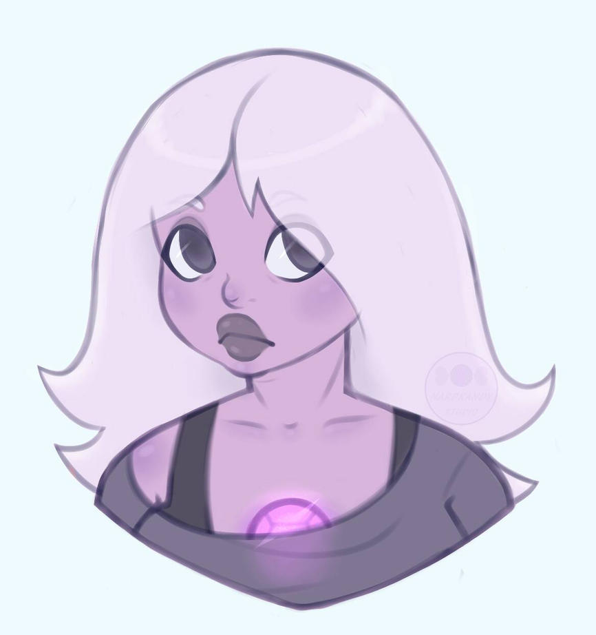 Cleaned up a sketch I did of Amethyst from Steven Universe. I'm enjoying this soft style. There is a poll on my Twitter on who to draw next: twitter.com/HardKandyStudio/st… If you want to us...