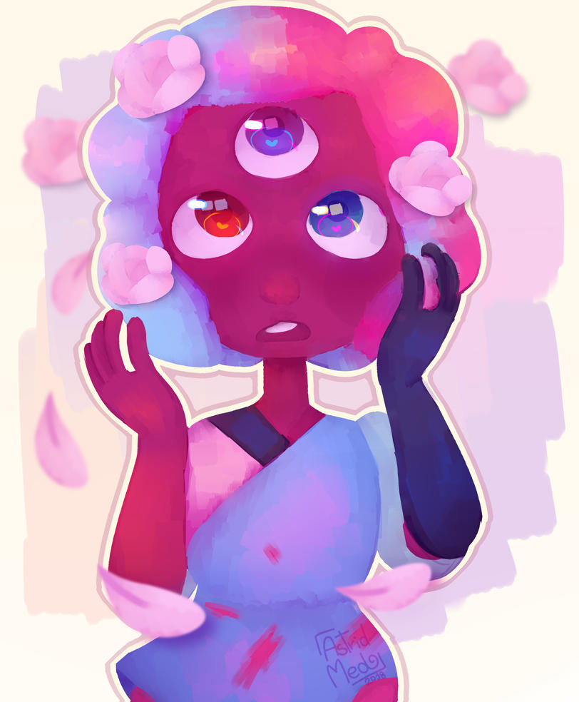"I was someone and I didn't know who"   It's Garnet from Steven Universe