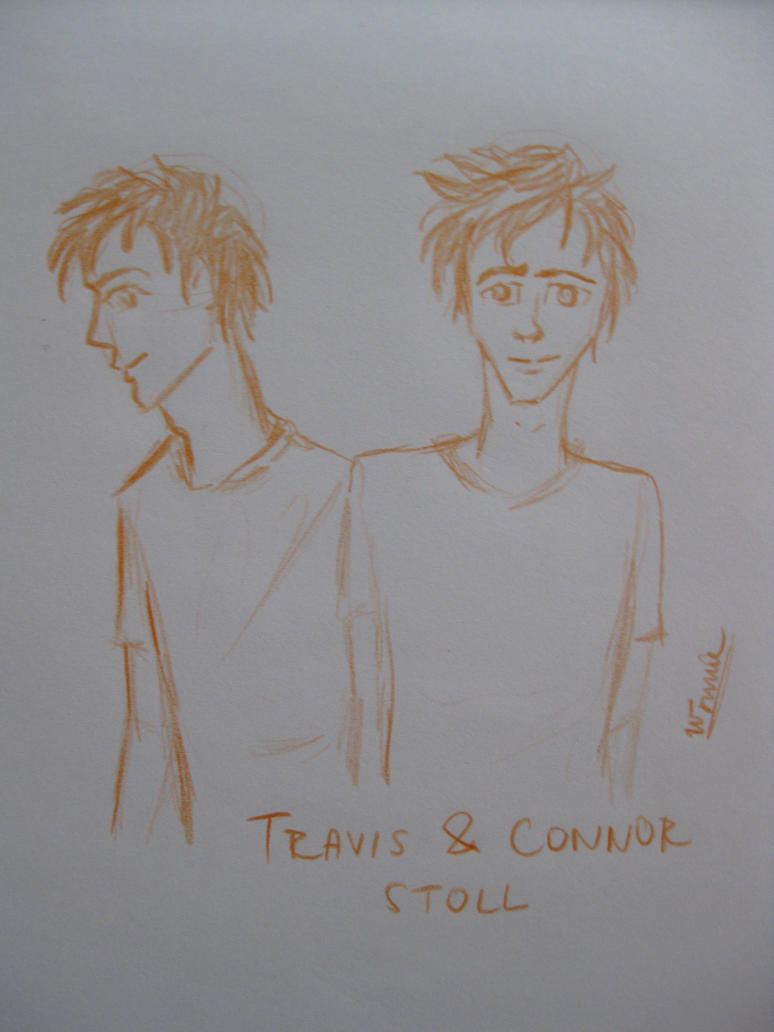 travis and connor stoll by Stored-with-yew-bow on DeviantArt