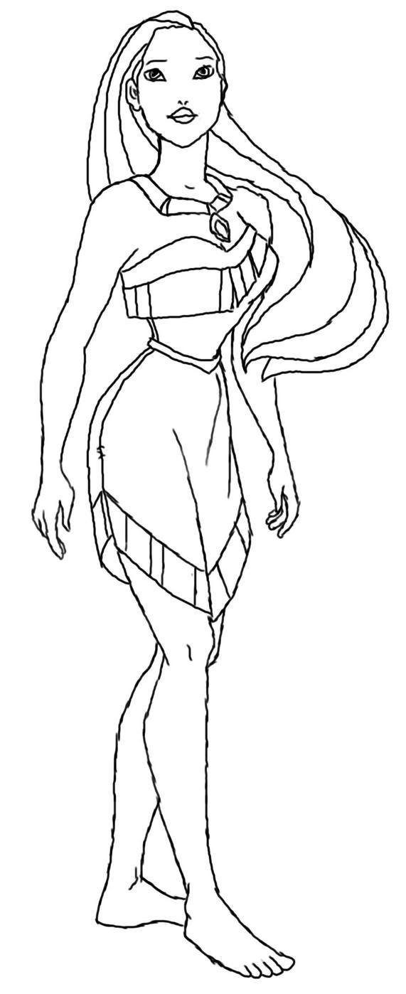 Pocahontas Sketch by sinfullyfluffy on DeviantArt