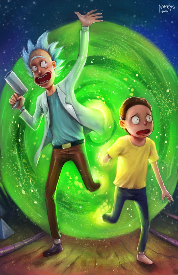 Rick and Morty by NOPEYS on DeviantArt