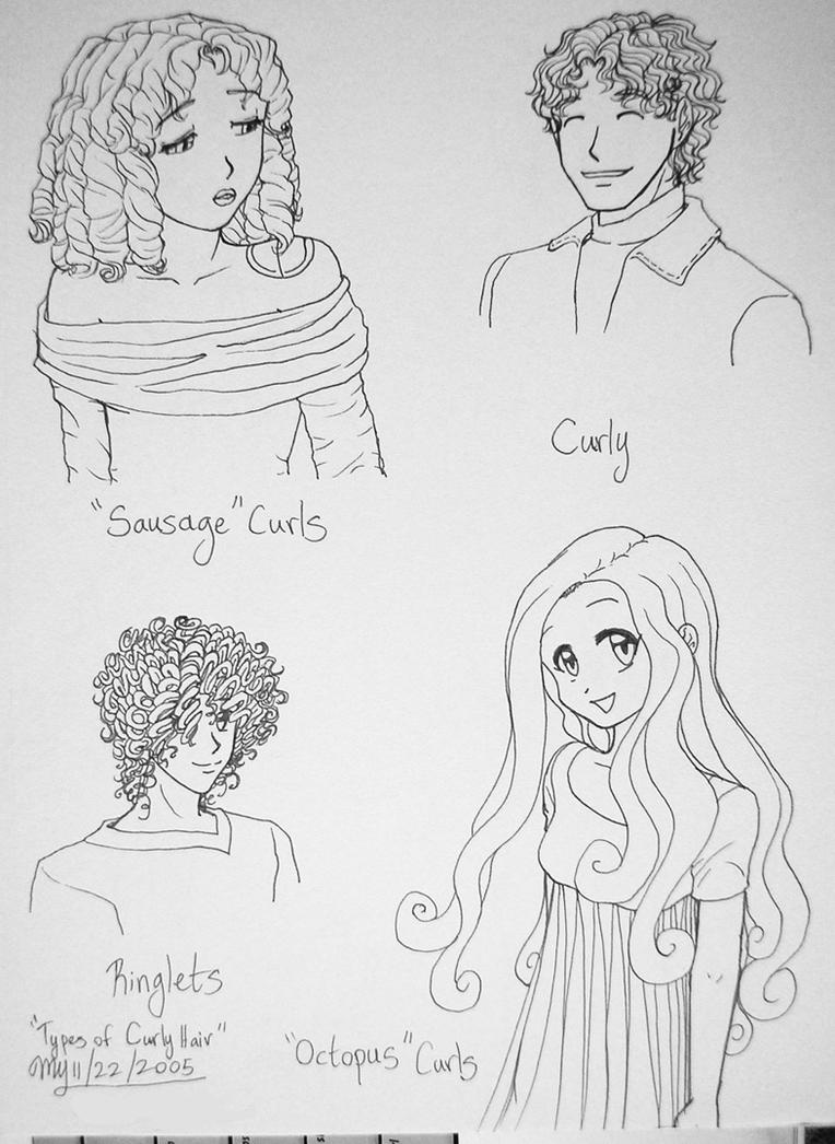 Types Of Curly Hair By Threshie On DeviantArt