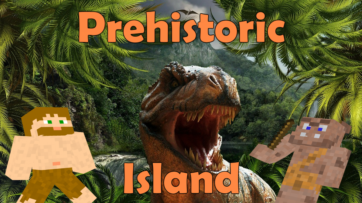Prehistoric Island Map Banner by Raysss