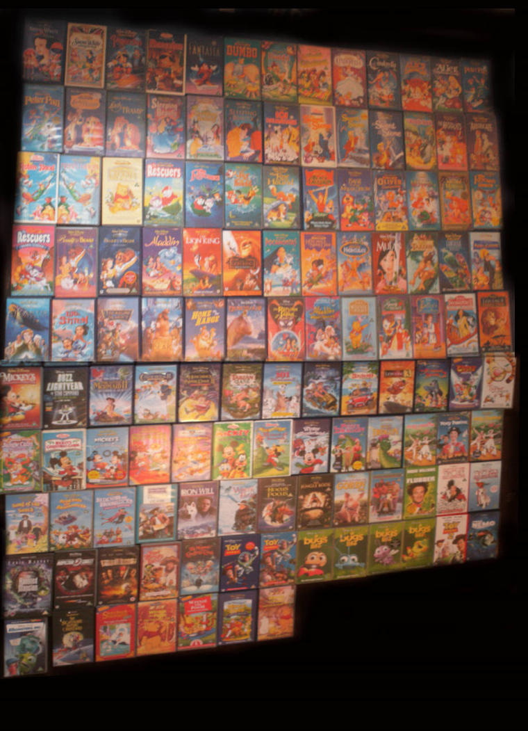 Disney VHS collection by lyndzeepie on DeviantArt