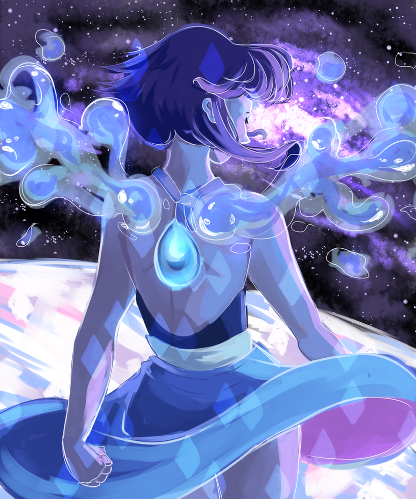 i started watching steven universe and i looove it so much its super amazing and i had so muc fun drawing lapis