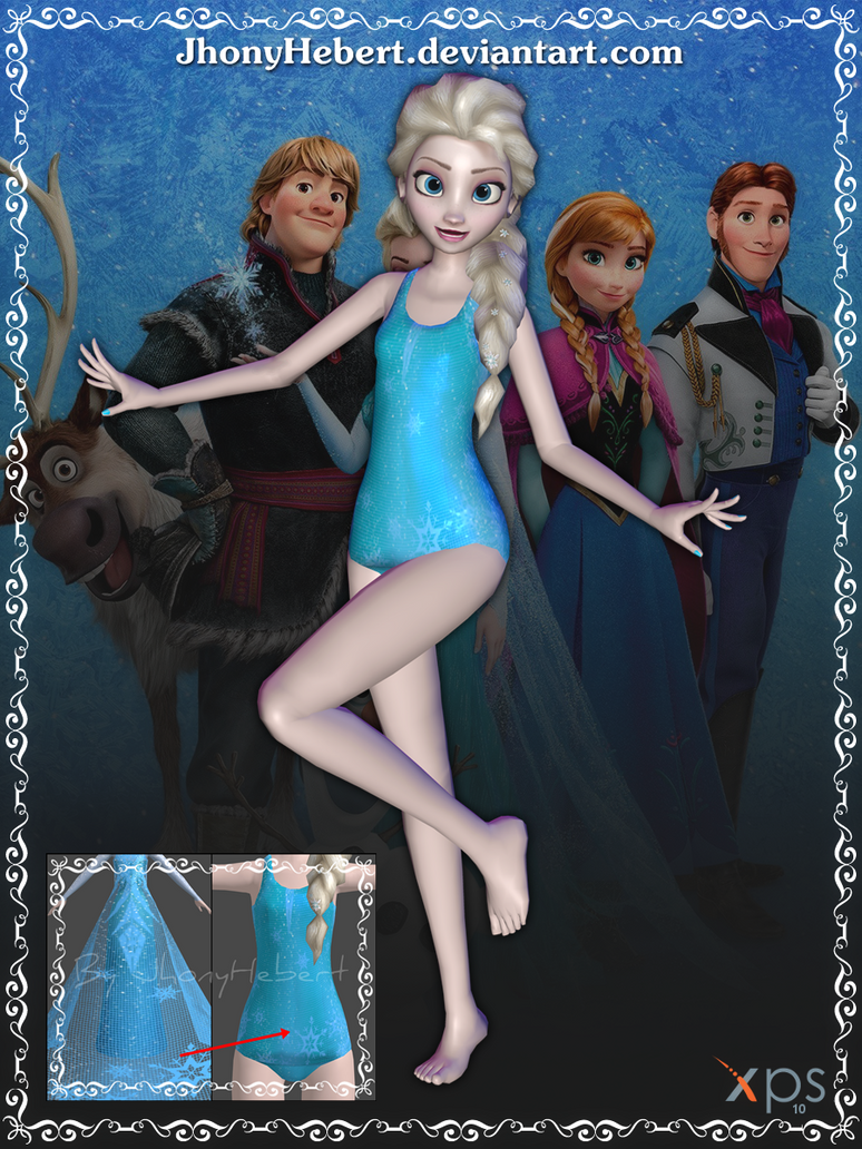 Elsa Frozen Bikini Mod By Jhonyhebert On Deviantart