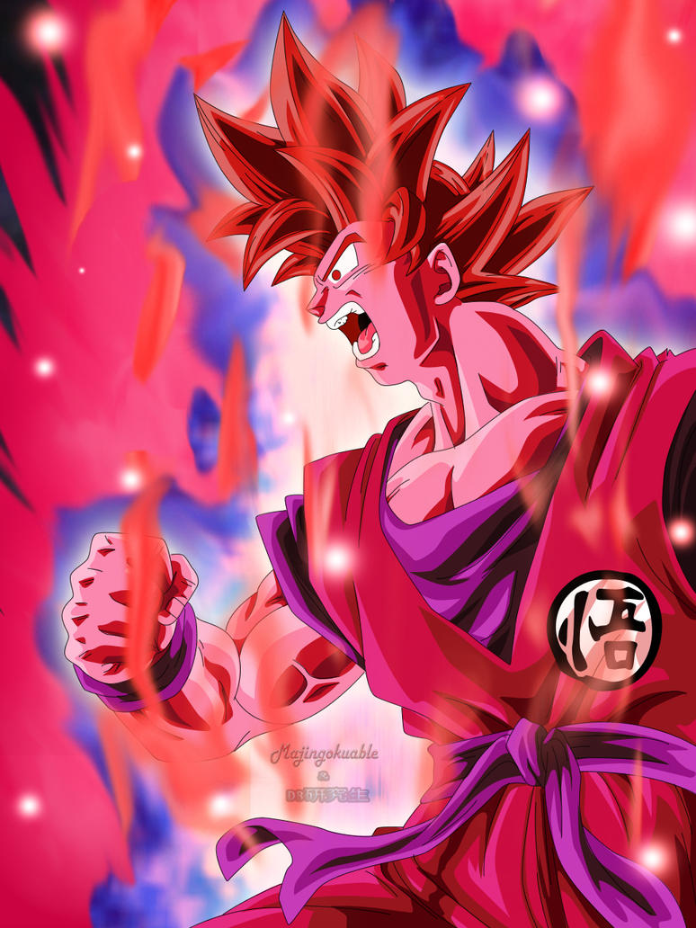 Goku Kaioken X100 By Majingokuable On Deviantart