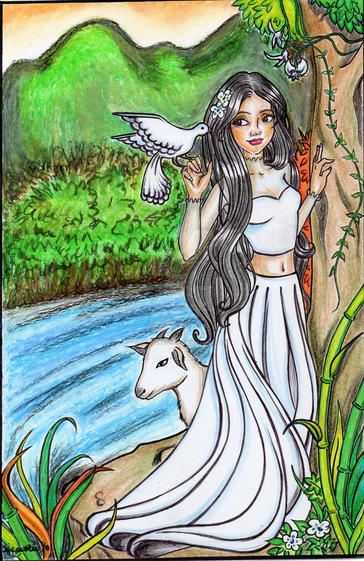 My Personal Version of Maria Makiling by icee-deeyah on DeviantArt