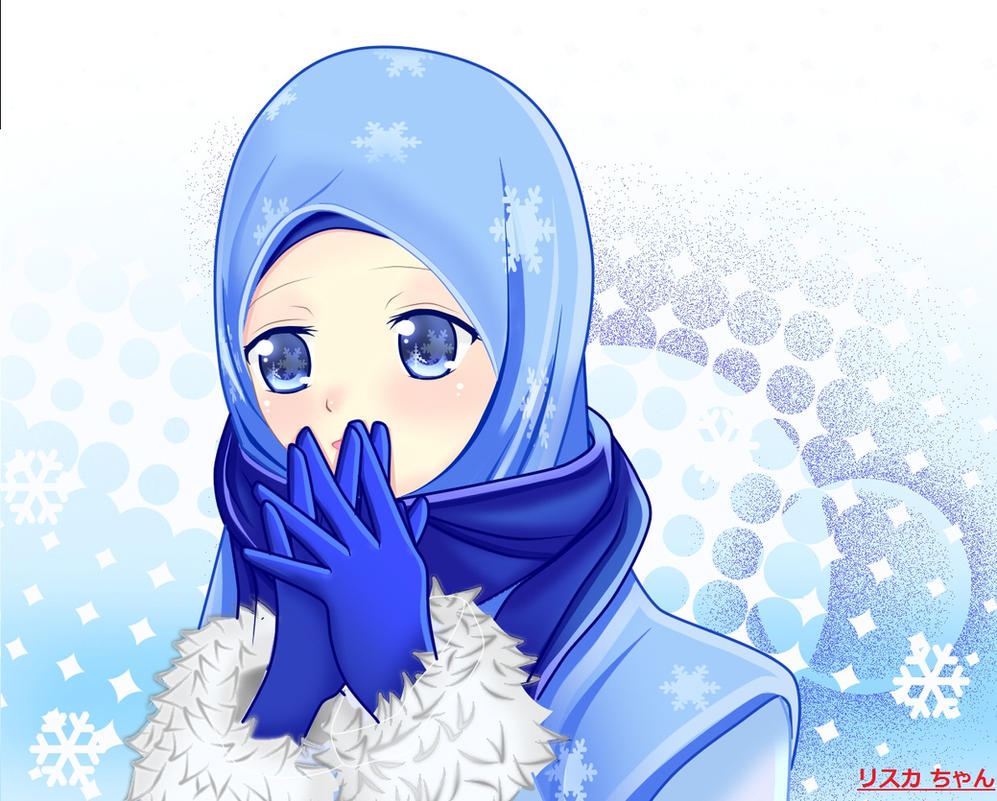 Miku snow hijab by risqavoni on DeviantArt