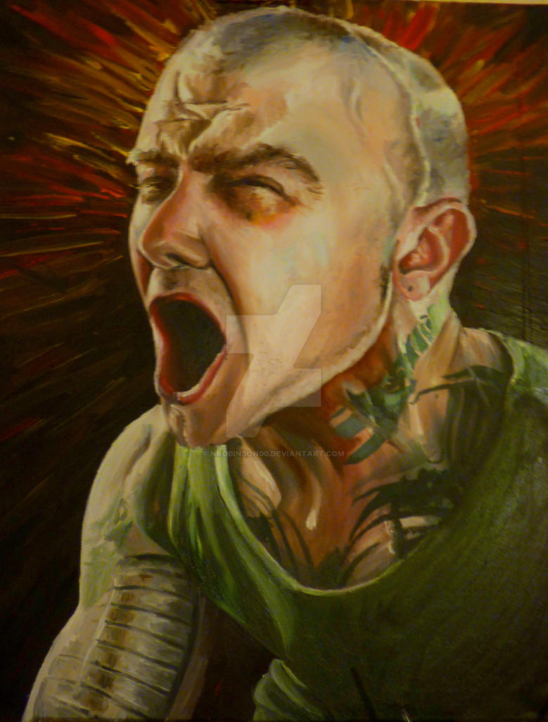 Bald Man Screaming by nrobinson00 on DeviantArt
