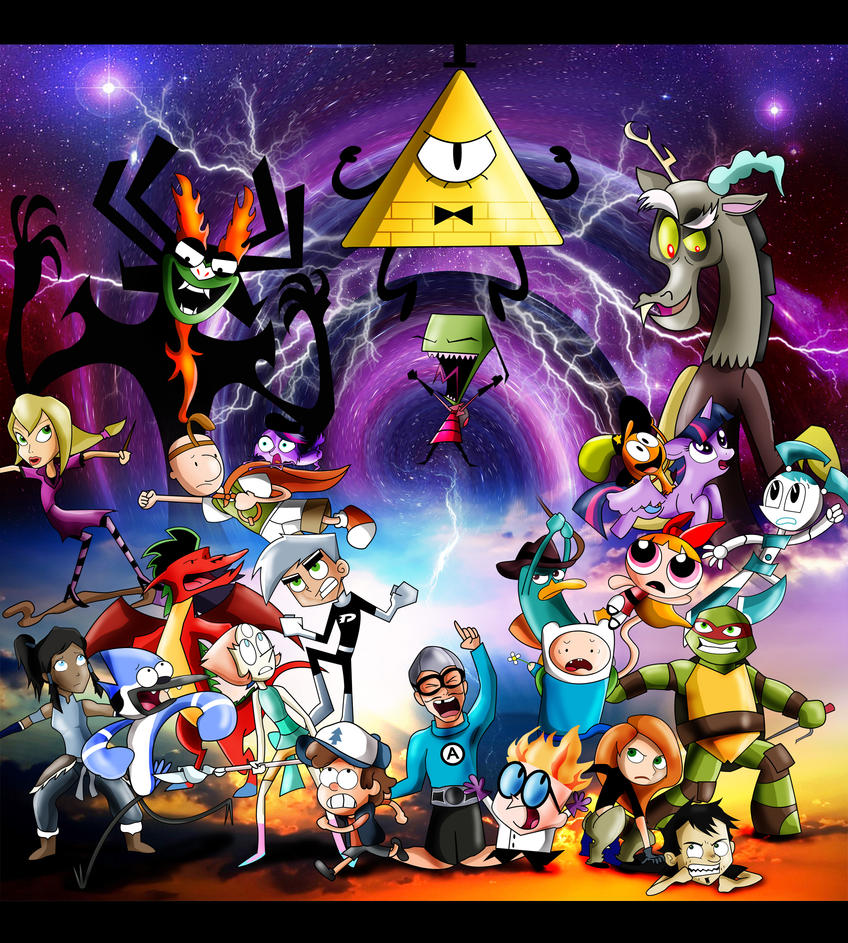 Nickelodeon, Cartoon Network, Disney, Hub Unite! by xeternalflamebryx ...