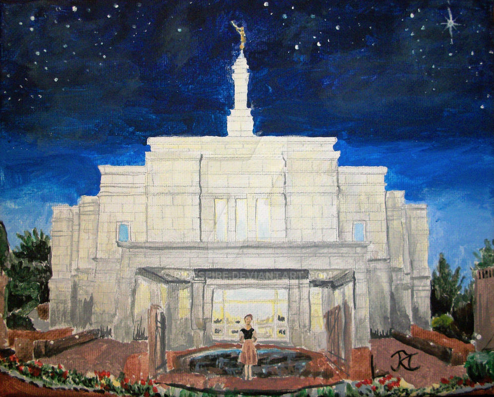 Stars over Snowflake, AZ LDS Temple by Ridesfire on DeviantArt
