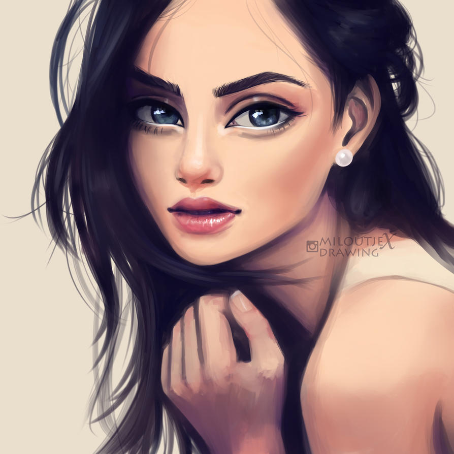 Girl by miloutjexdrawing on DeviantArt
