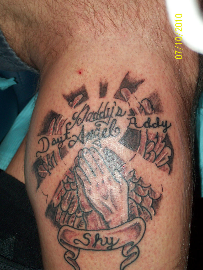 daddy's angel tattoo by dannewsome on DeviantArt