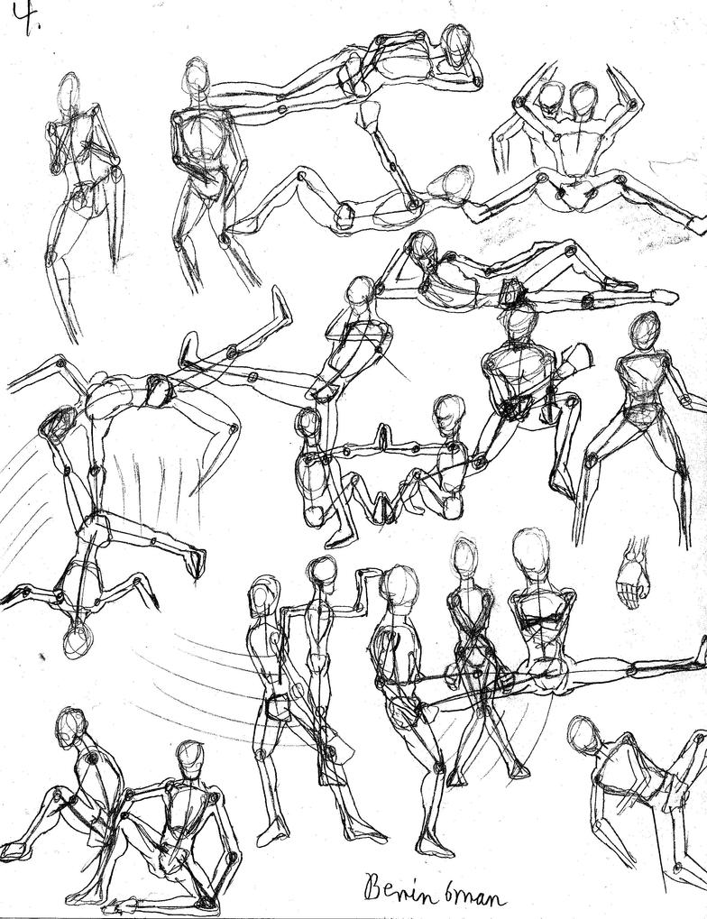 Gesture drawing practice 4 by Benin6man on DeviantArt