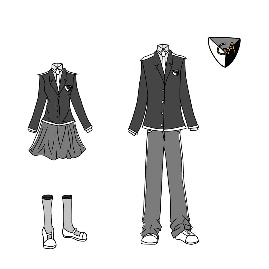 Grey Academy Uniforms by Raitoyami on DeviantArt