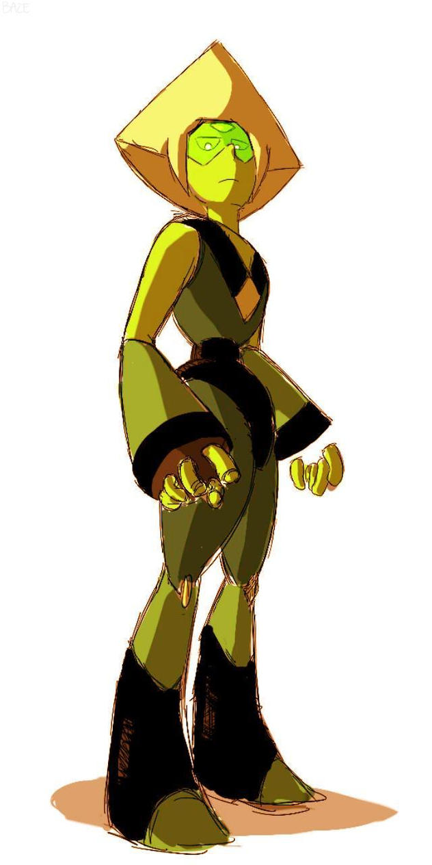 I love her so much. So very much. I'm going to draw the Crystal gems next. This was just a practice for Peridot. I will make a more refined version when I'm not lazy.
