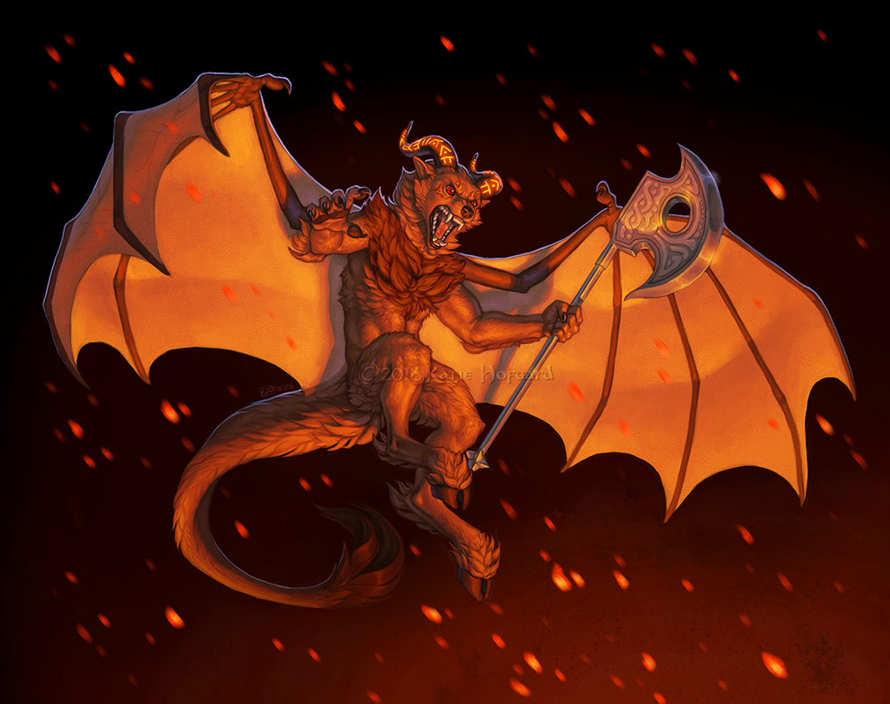 Descend into the Inferno by KatieHofgard