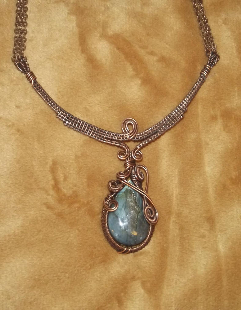Labradorite necklace by rosnicka17 on DeviantArt