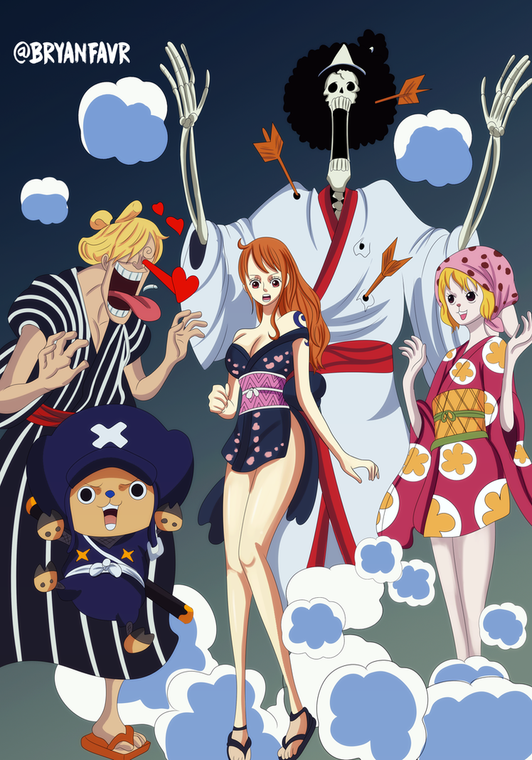 mugiwaras (One Piece Ch. 921) by bryanfavr