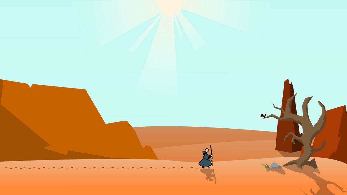 Animation Background: Desert by BlackSpotDesign on DeviantArt