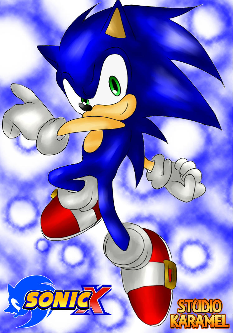 Sonic the hedgehog Fan Art by karamel Studio by KaramelStudioOficial on