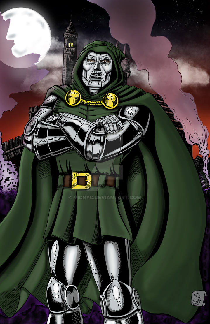 Doctor Doom (Digitally Colored) by Vicnyc on DeviantArt