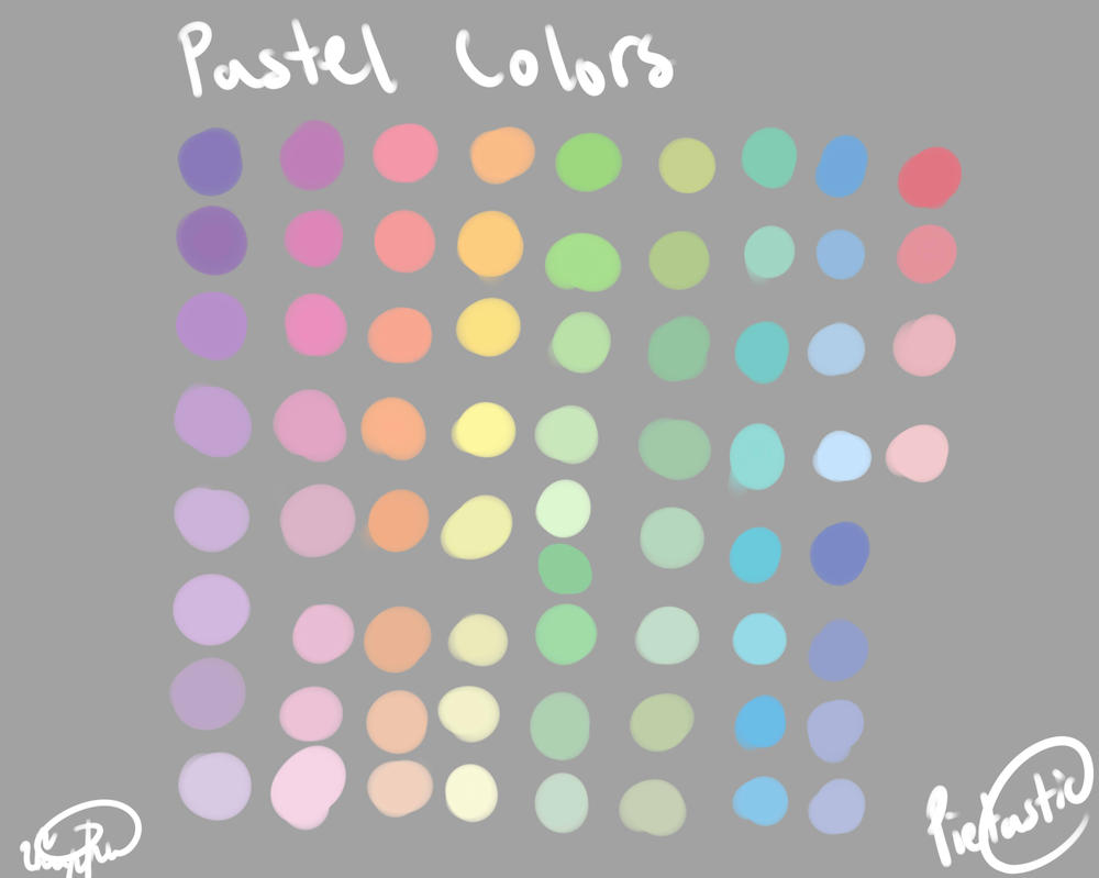 Pastel Color Palette by atisutomaria on DeviantArt