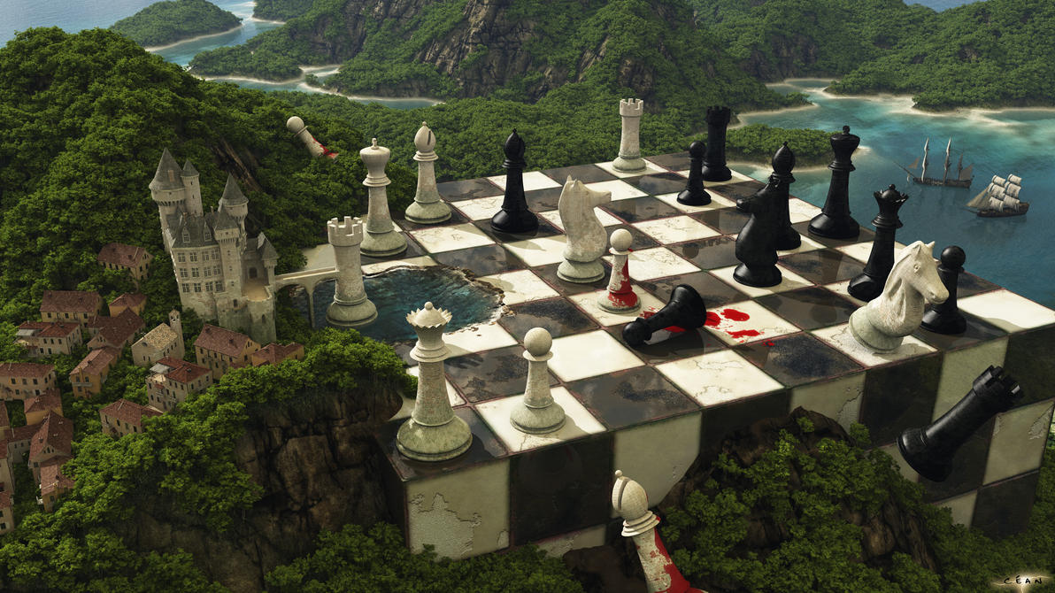Resultado de imagem para chess surreal