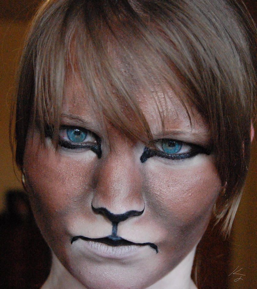 lion face makeup by zinth-vien on DeviantArt