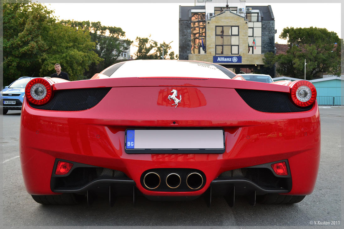 Ferrari 458 italia rear