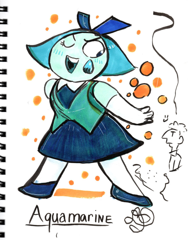 Based on the Steven Universe Character: Aquamarine