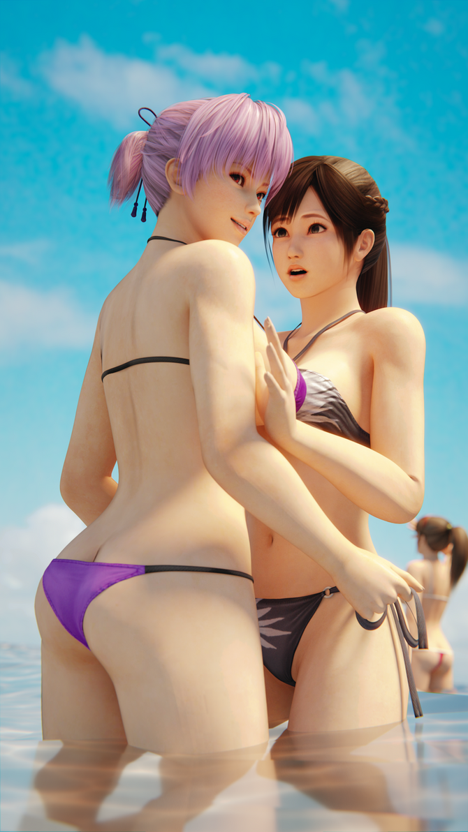 ayane_and_kokoro_at_the_beach_by_chrissy_tee-dbjj49x.png