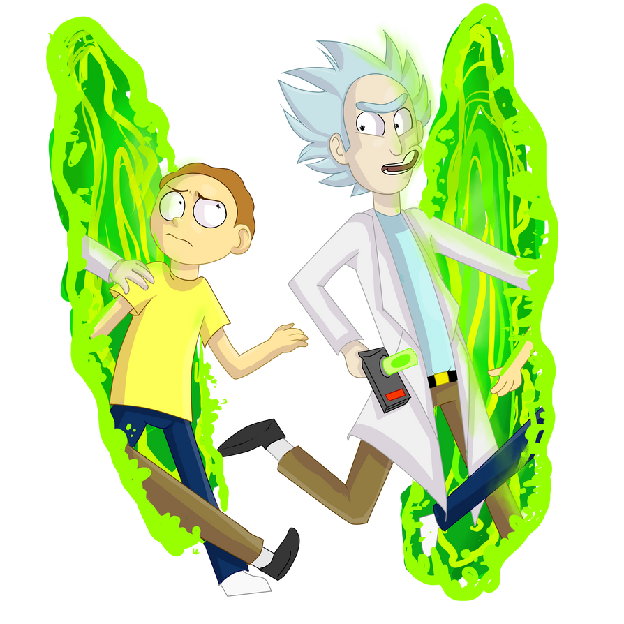 Rick And Morty by Oxifyre on DeviantArt