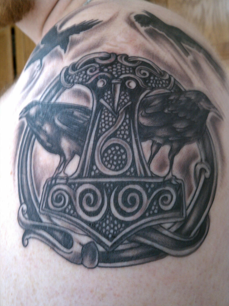 Mjolnir Tattoo by fionn33 on DeviantArt