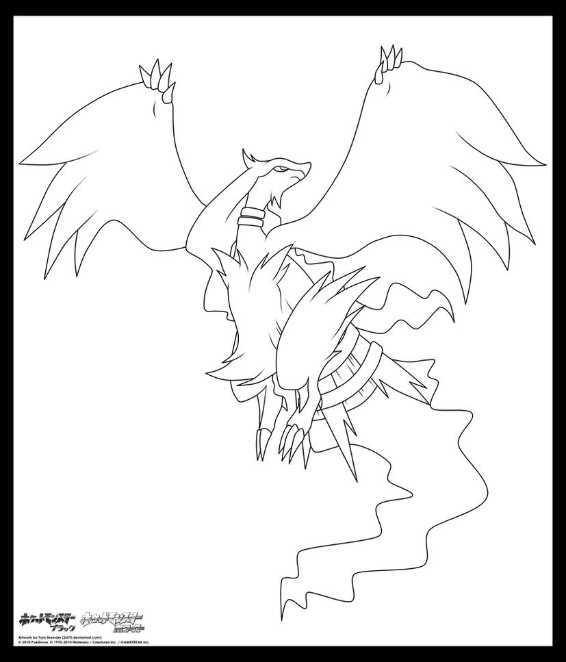 zekrom and reshiram coloring pages - photo #18