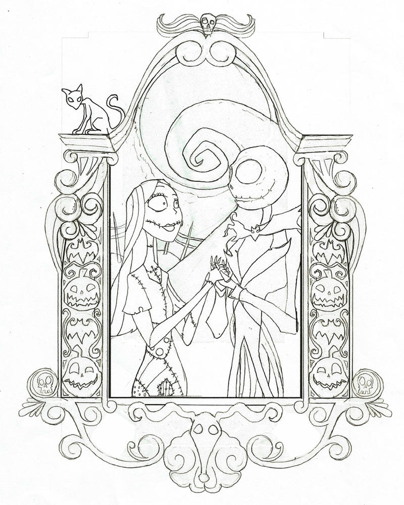 jack and sally nouveau nightmare before christmas by Toxicheartproduction