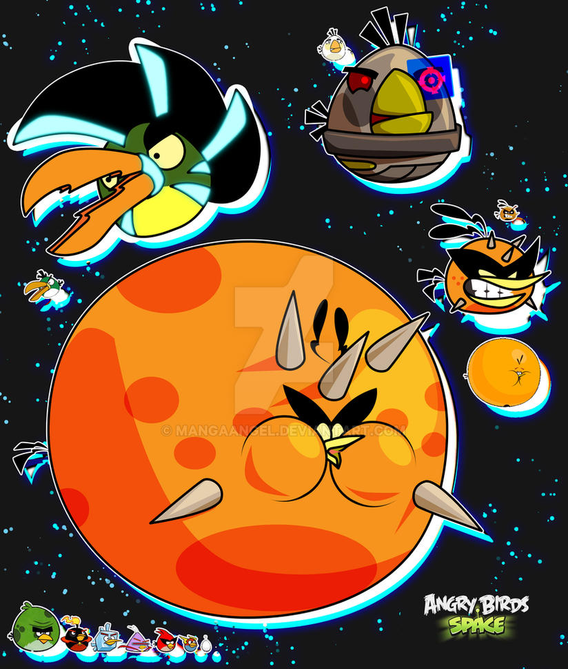 Angry Birds Space by MangaAngel