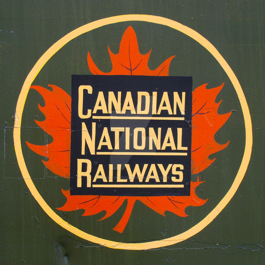 Canadian National Railways logo by binarygodcom on DeviantArt