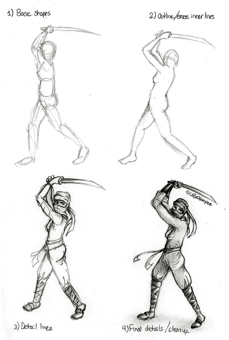 How I'd Draw - Female Ninjas by skcolb on DeviantArt