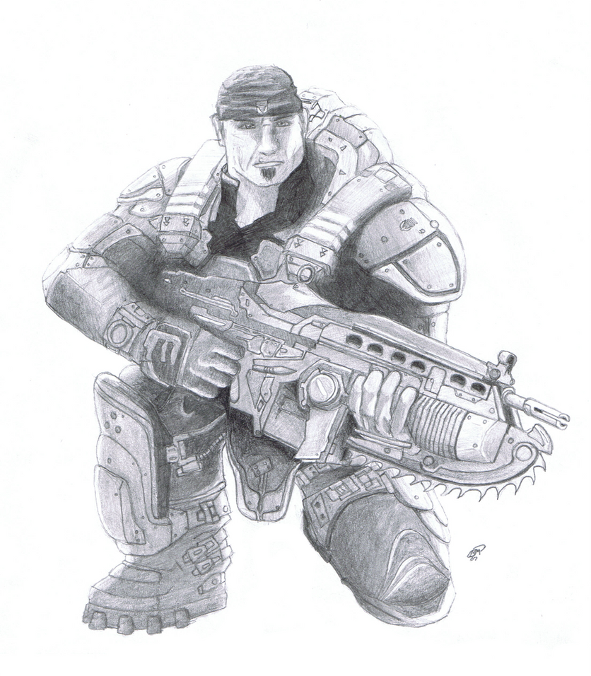 Marcus Fenix by Inamber on DeviantArt